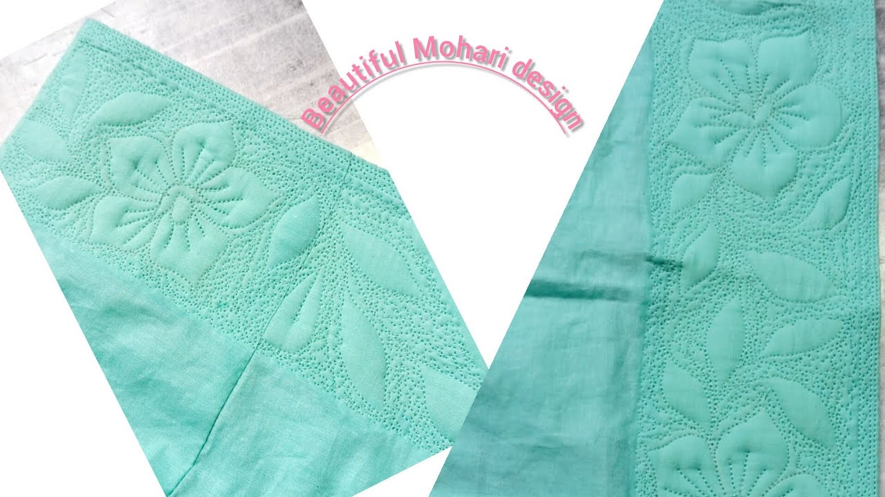 Beautiful Mohari design#stichingtips # easy sewing tips#✂️💯