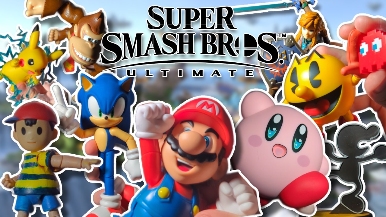 Вся моя коллекция фигурок Super Smash Bros. (на данный момент)