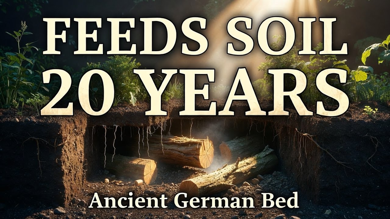 Bury Wood Once… Harvest for 20 Years  Ancient German Garden Bed
