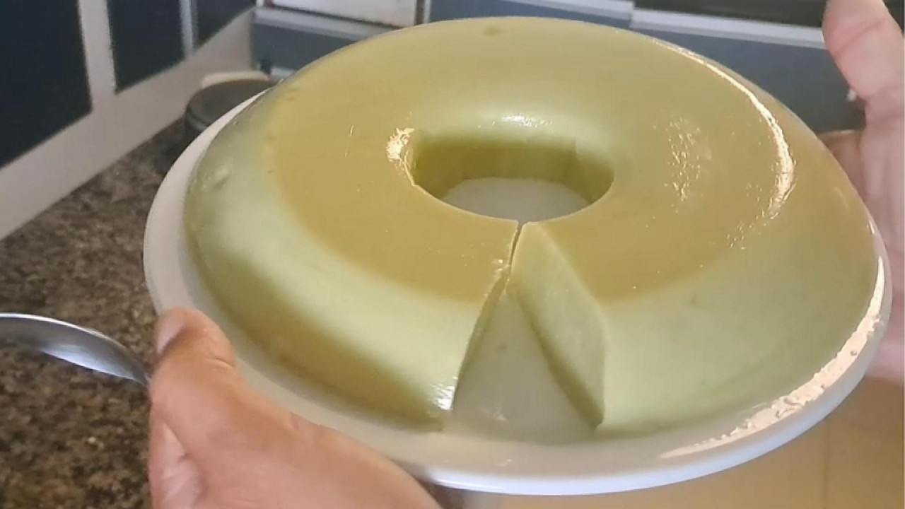 Pudim de Abacate Cremoso 😍 Fácil e Sem Forno!