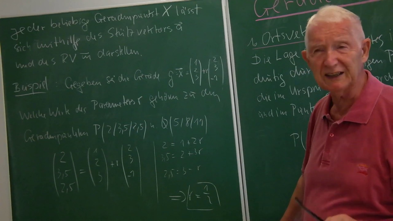 Geraden im Raum -Punktrichtungsgl.