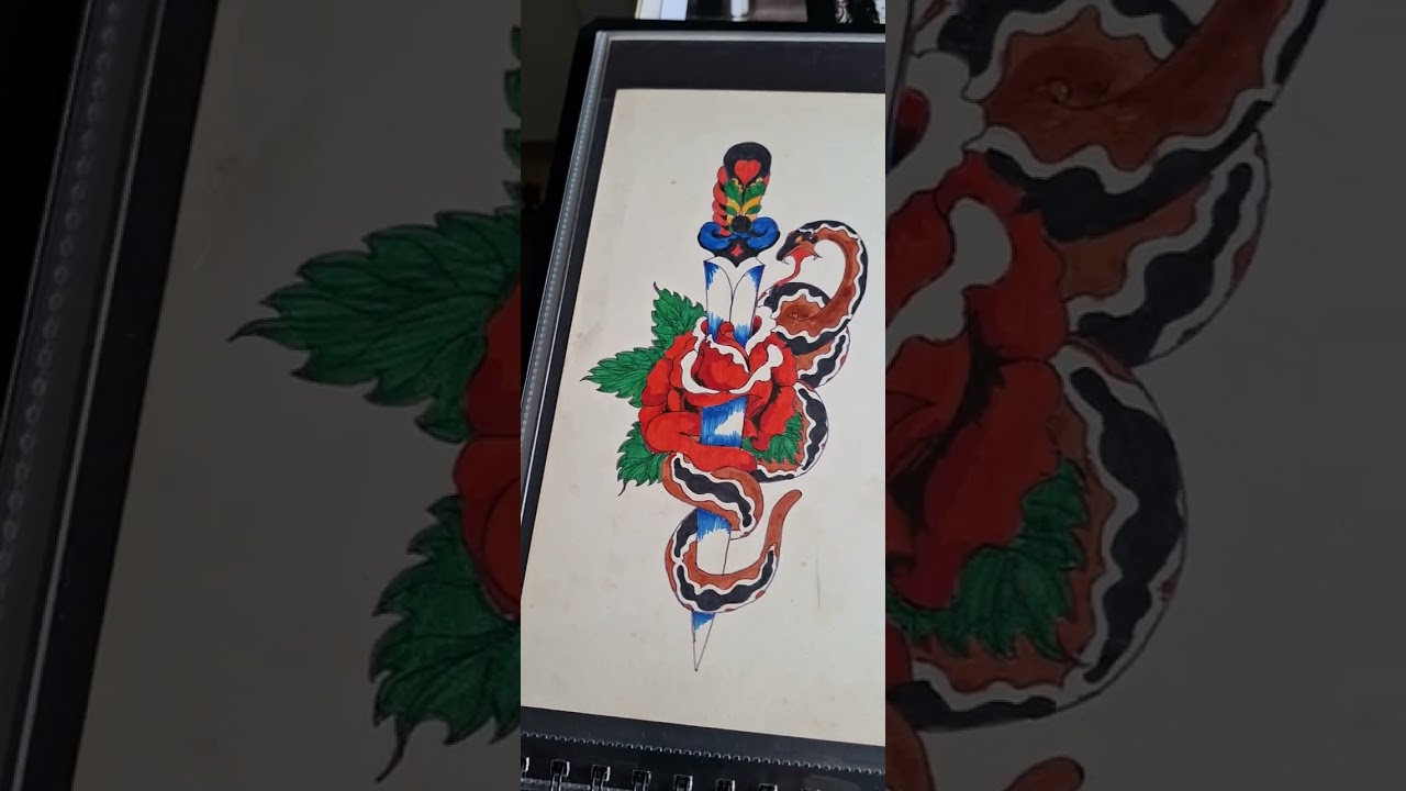 Tato Cay/ Cay Platek 1970/ 1980es tattoo designs from my collection.