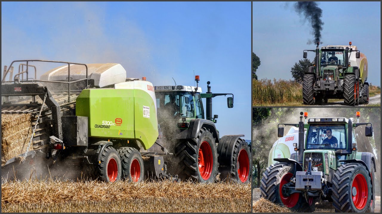 Neue CLAAS Quadrant 5300 FC mit Fendt Favorit 824 im Einsatz °LU Ohlendorf° //4K//