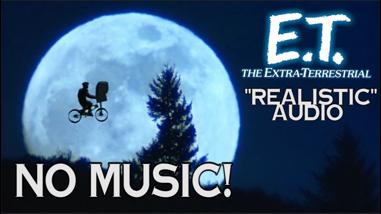 E.T.: The Extra-Terrestrial Bicycle Scene With 