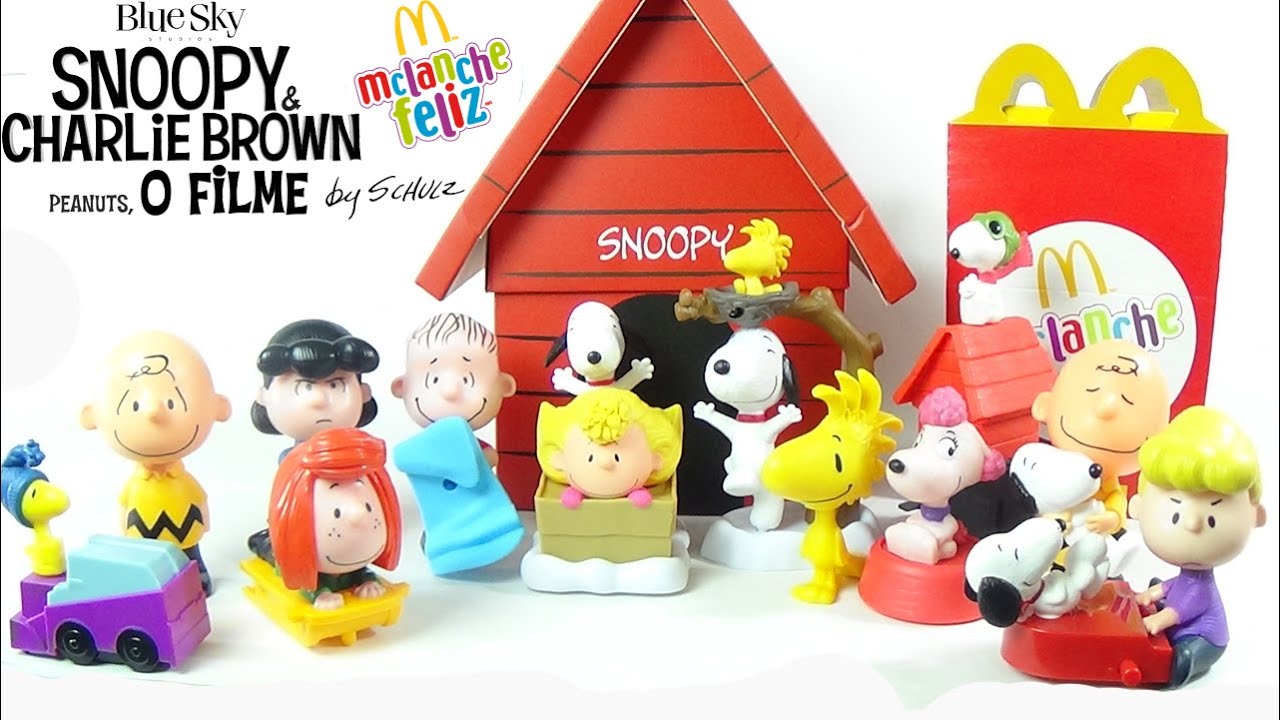 McLanche Feliz JAN 2016: Snoopy coleção McDonald's (review)