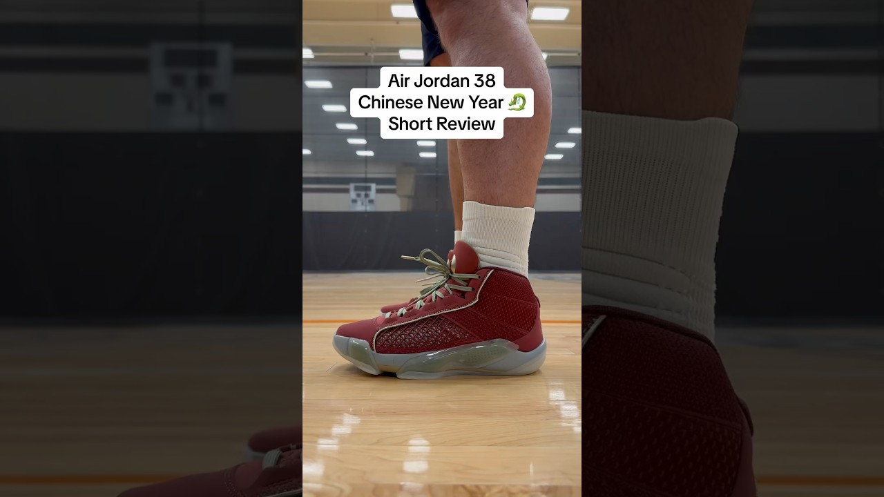 Air Jordan XXXVIII &ldquo;Chinese New Year&rdquo; On Feet & In Hand Looks - Short Review #shorts #chinesenewyear