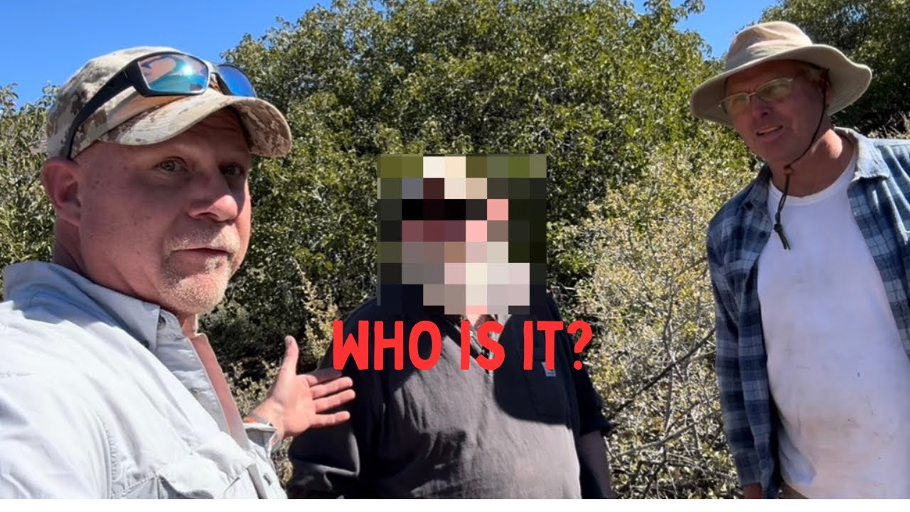 Prospecting Rich Hill Az! Metal detecting for GOLD nuggets with THIS mystery person!