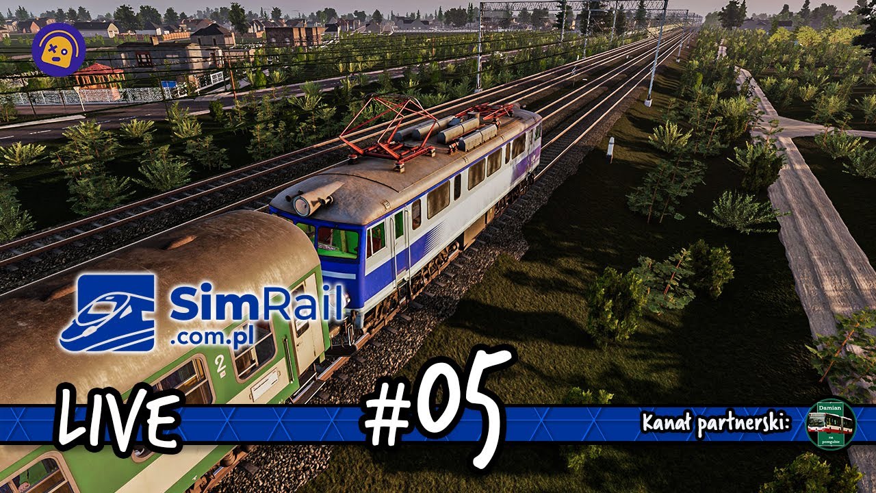 SimRail | 05 | Służba na EU07 lub innym 😉 | pierwsze kroki w multiplayerze 😎 | 📢 LIVE 2K