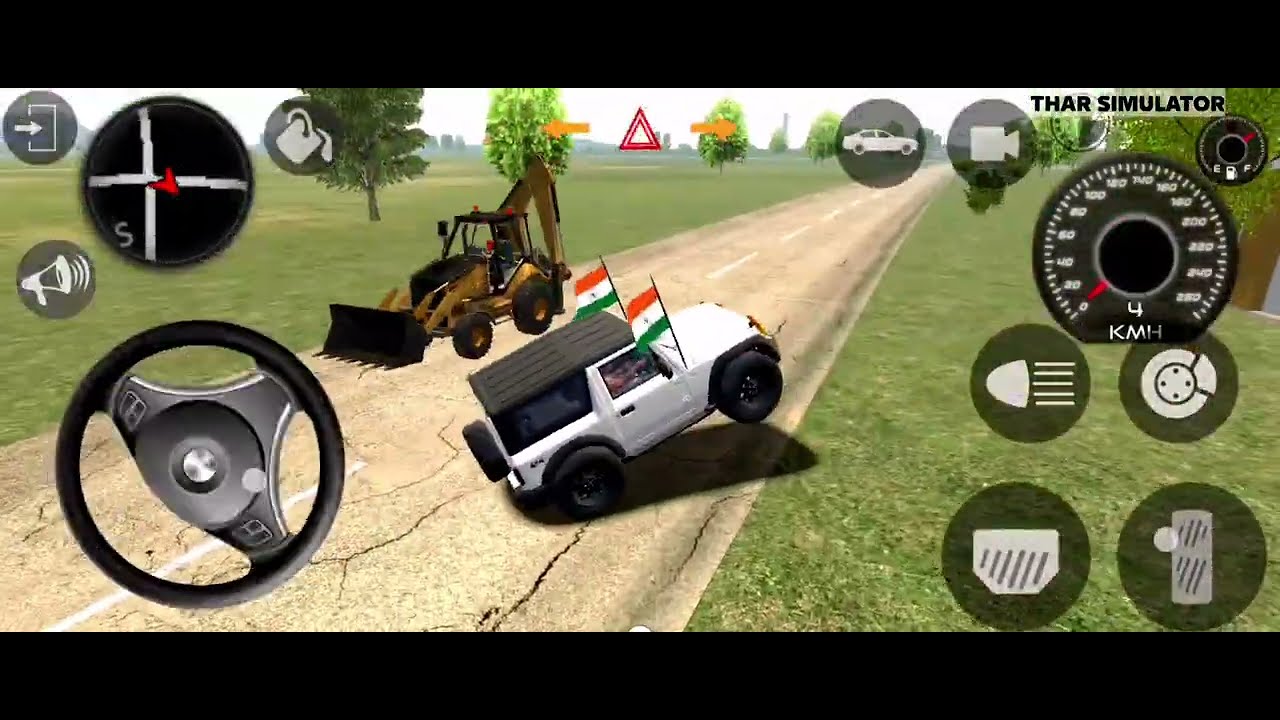 Modified Mahindra Thar😈Games:Indian Thar (Gadi Wala Games) Car Game Android Game - And roid Gameplay