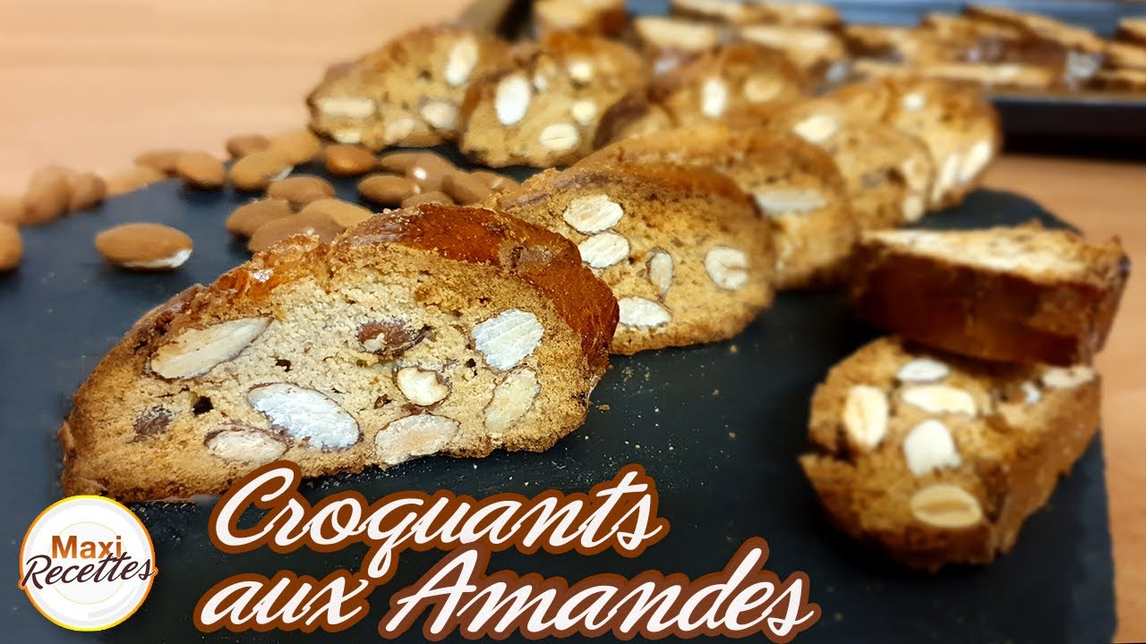 Croquants aux Amandes Recette Facile et Rapide
