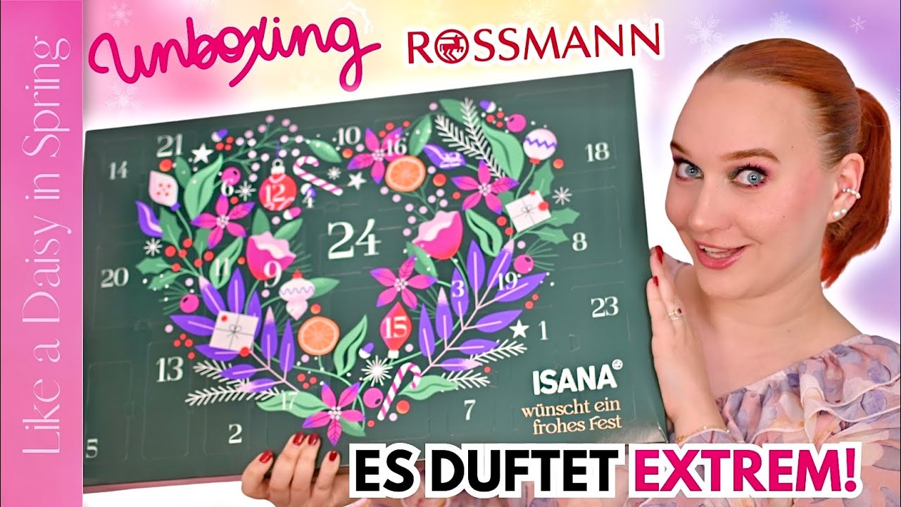 ISANA ROSSMANN Adventskalender 2024 Unboxing I RIECHT EXTREM!!! 🍪🍫 nix für mich I LikeADaisyInSpring
