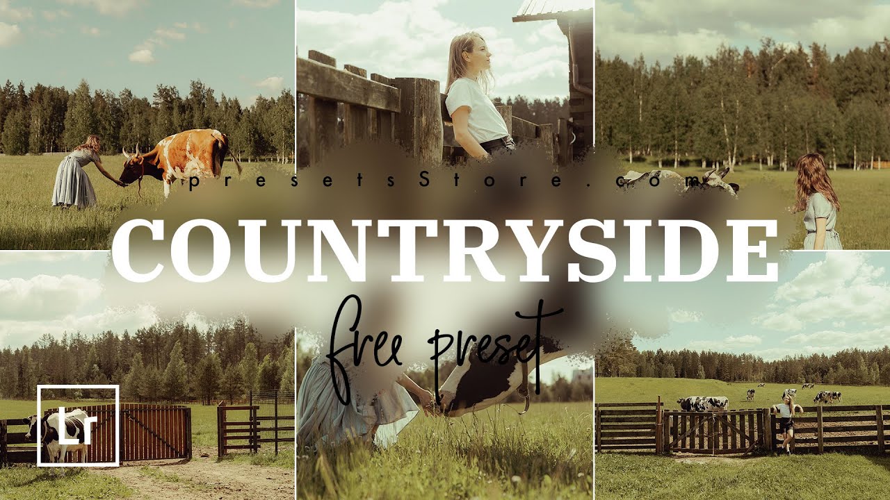Countryside — Бесплатный Пресет Лайтрум | DNG | Солнечный Деревенский Пресет