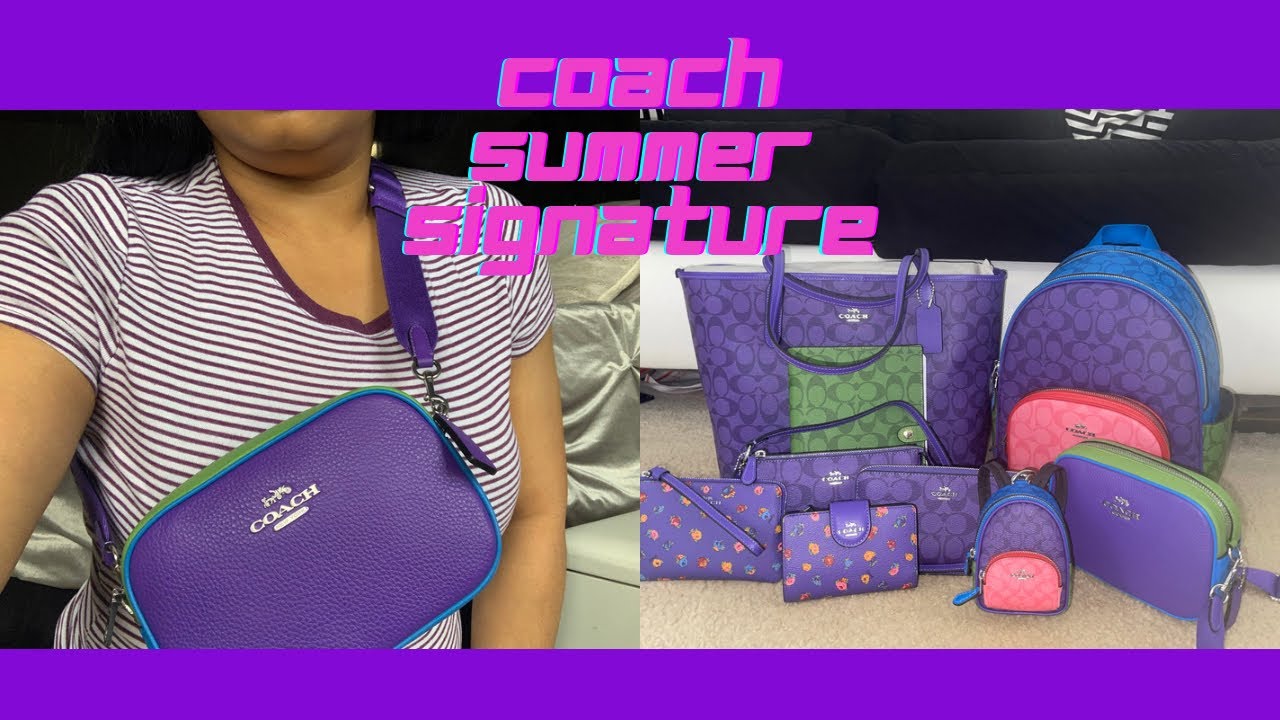 Coach Summer Signature Collection I Mini Jamie Camera Bag I What Fits?