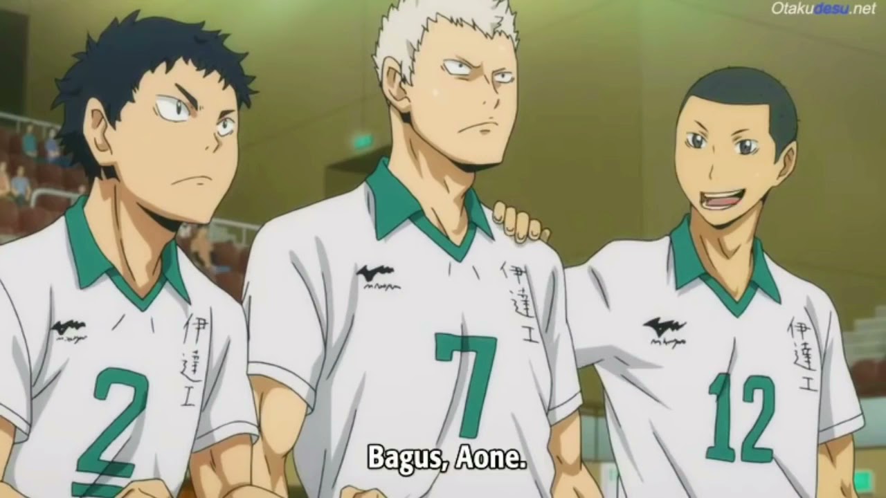 Haiikyu Karasuno vs Dateko moment