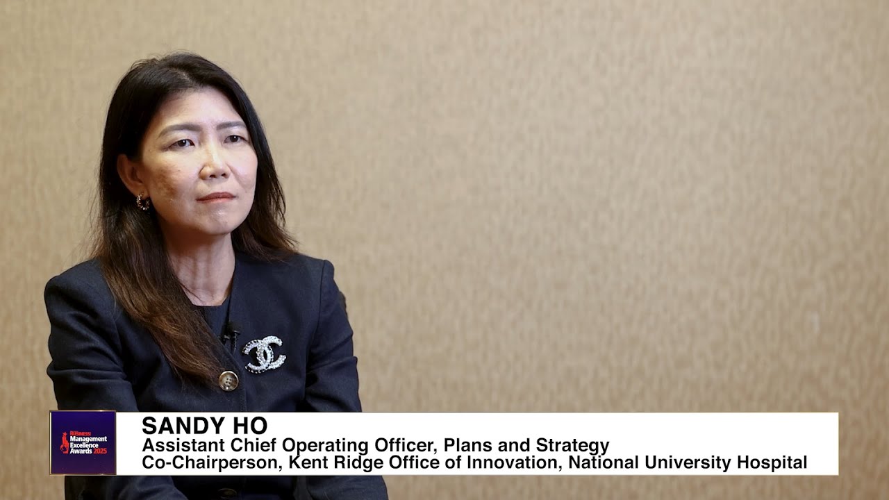 SBR Management Excellence Awards 2025 Winner: Sandy Ho of NUH's Kent Ridge Office of Innovation