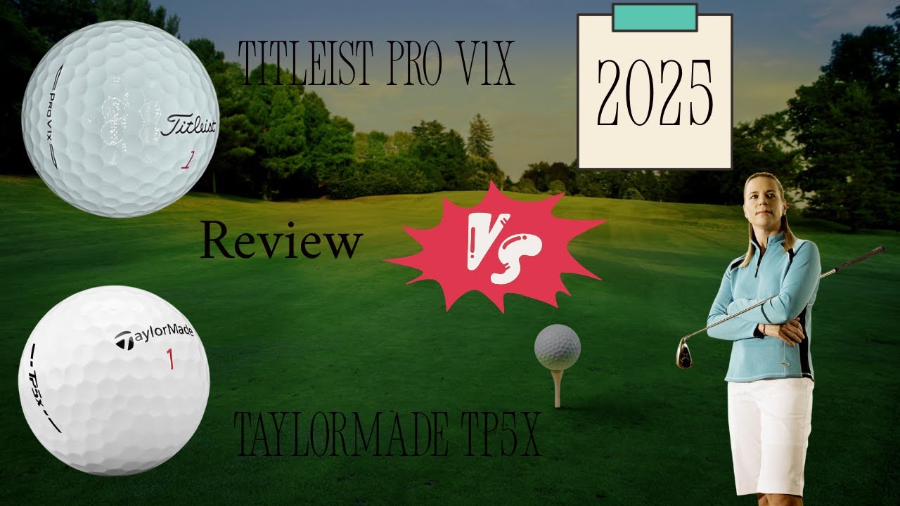 Titleist Pro V1x vs TaylorMade TP5x Distance Test  Review and Comparison
