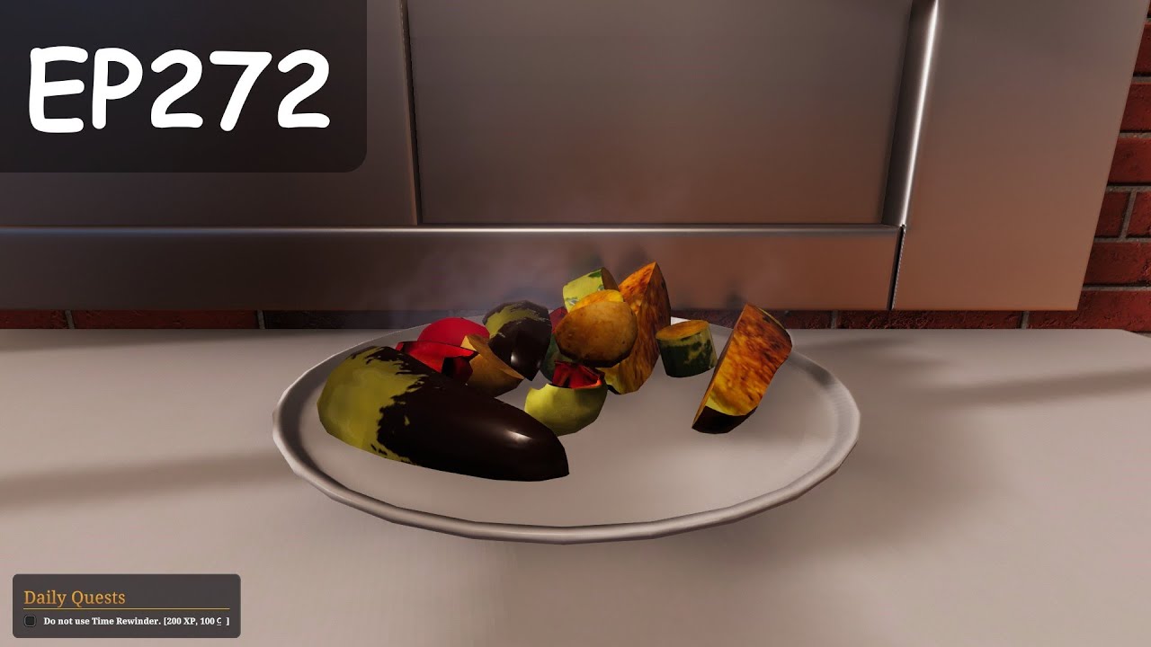 Cooking Simulator EP272: [5 звезд] Овощи на гриле