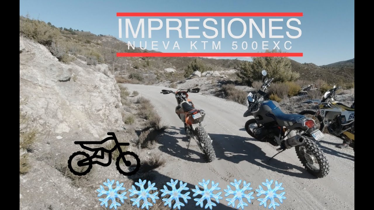 ❄️Ruta PRADO Negro❄️🧊🧊🧊 con la Borrasca FILOMENA 🥶 estrenando KTM 500EXC