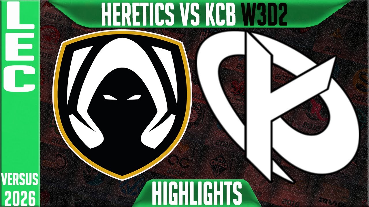 TH vs KCB Highlights | LEC W3D2 2026 Versus | Team Heretics vs Karmine corp Blue