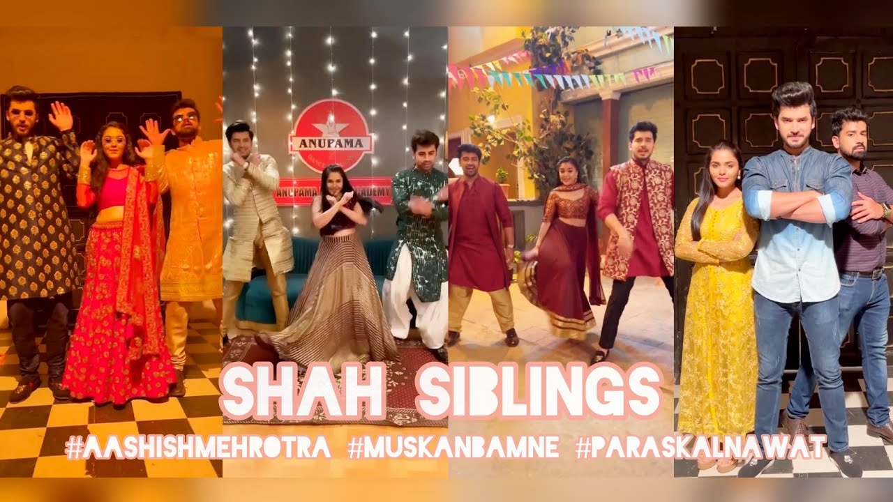 Shah Siblings on Instagram Reels 😱😍 // Aashish Mehrotra // Muskan Bamne // Paras Kalnawat // अनुपमा