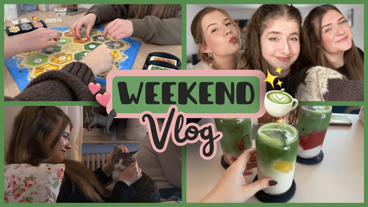 a weekend in my life 💕 food, matcha, catan & vieles mehr | piamariedb