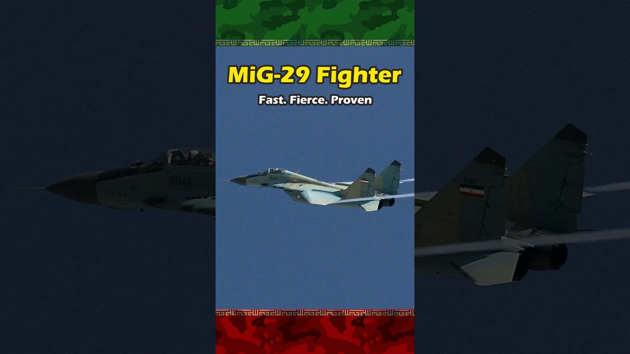 MiG-29: The Iconic Russian Multirole Fighter Jet