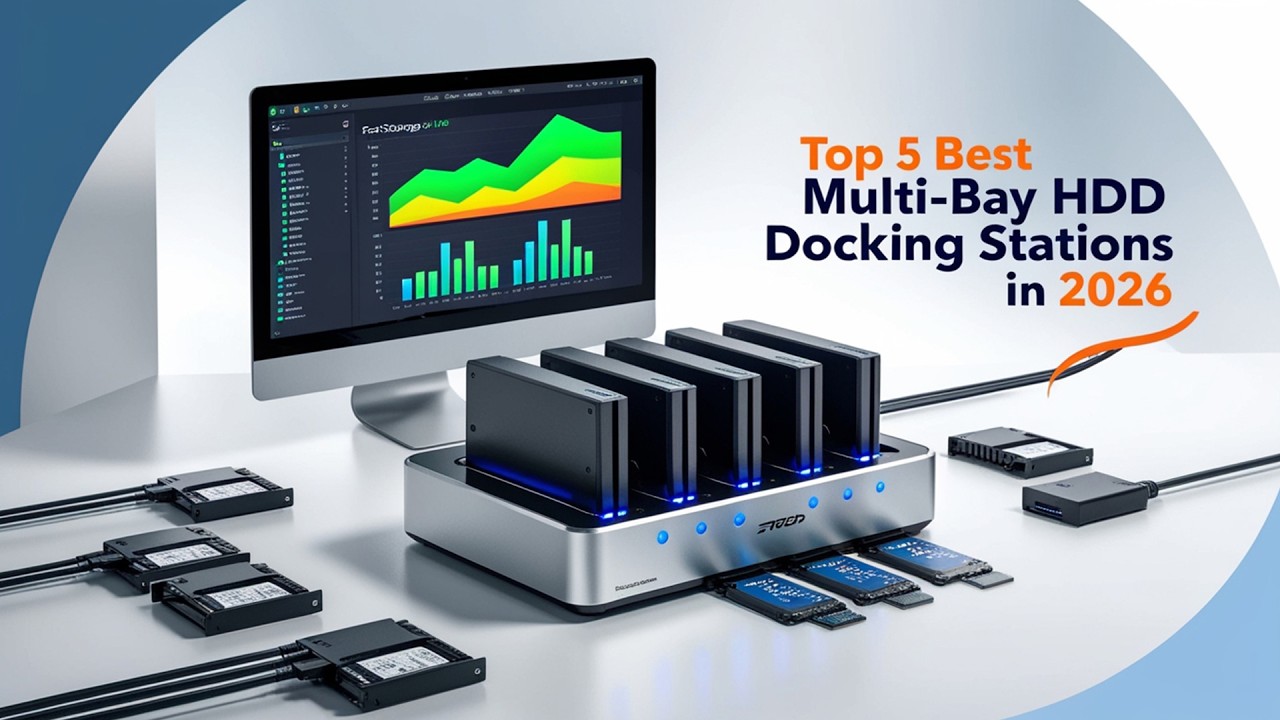 Top 5 Best Multi-Bay HDD Docking Stations in 2026 | Fast Storage & Backup