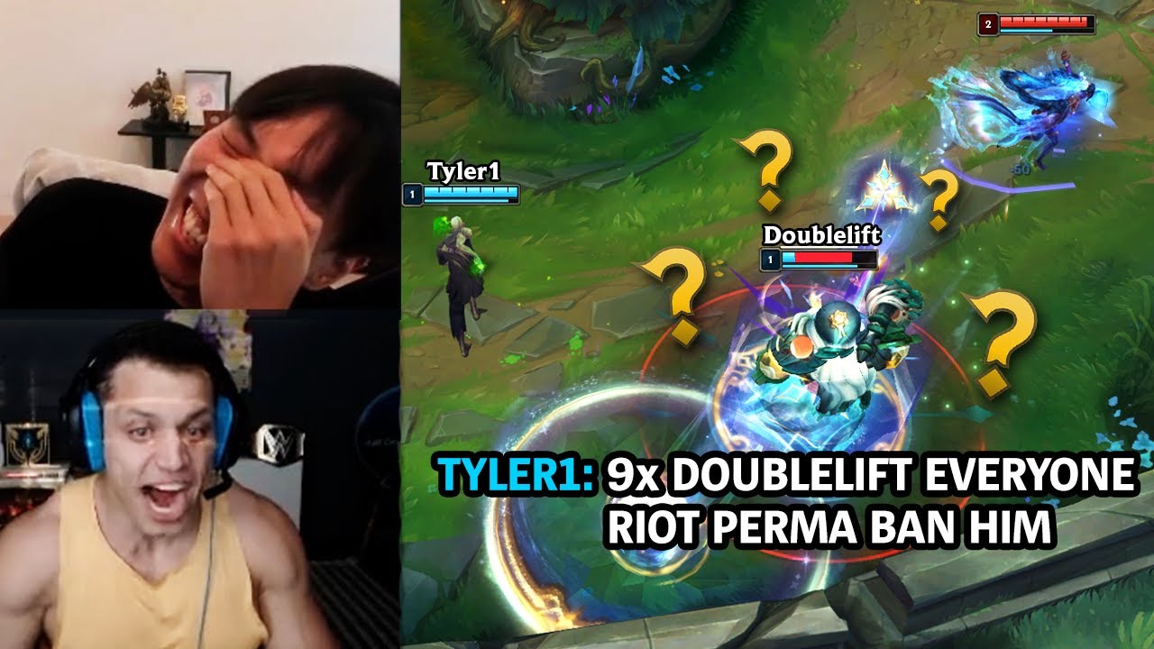 Duoing with Tyler1 but I ragebait him the entire game