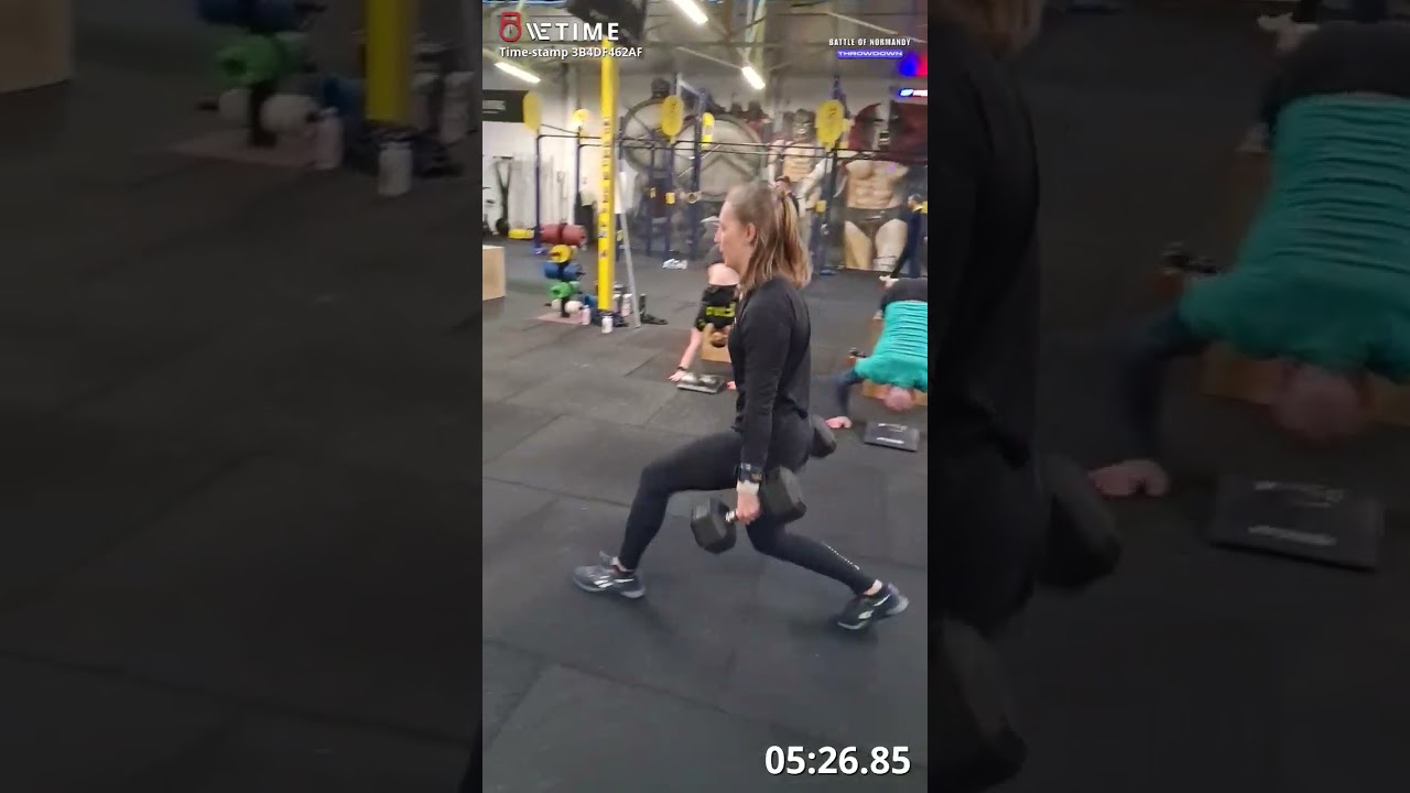 Wod A battle of Normandy 2026 en FFF team Fair fight CrossFit 