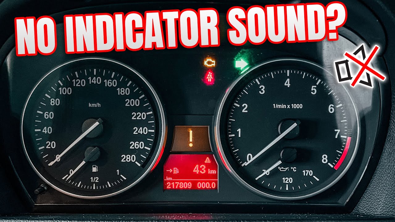 BMW E90 Cluster Repair: No Indicator Sound FIX.