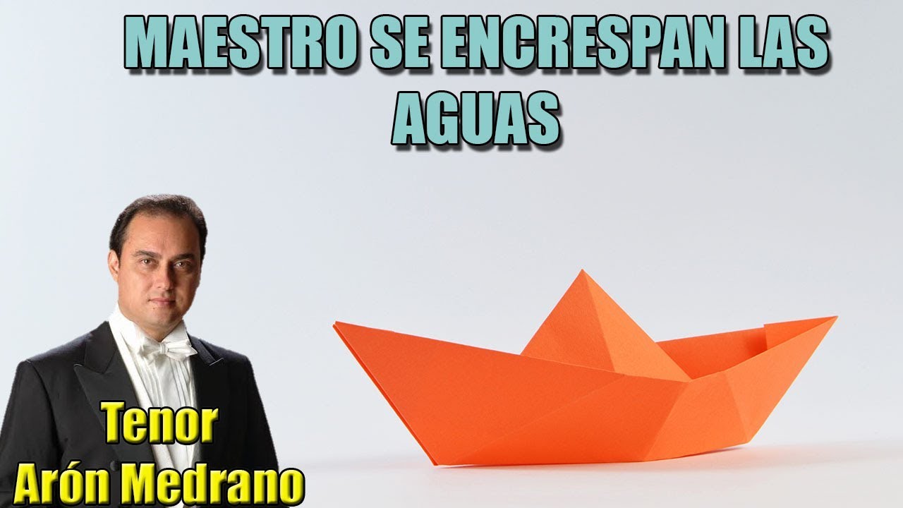 Tenor Aaron Medrano - Himnos  y Canticos Cristianos |MAESTRO SE ENCRESPAN LAS AGUAS|