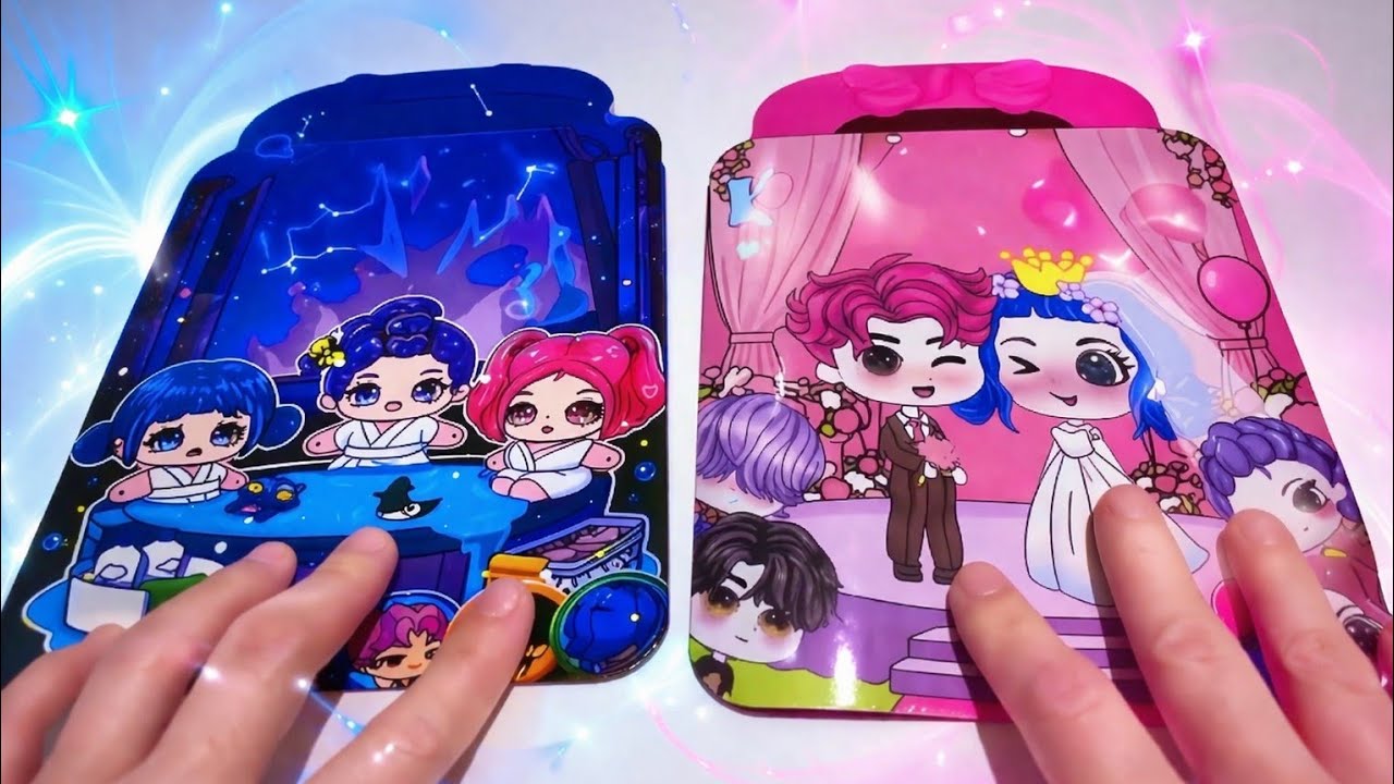 Kpop Demon Hunters Stickers: Baby 👶🏻+ Married👰🏻‍♀️❤️  