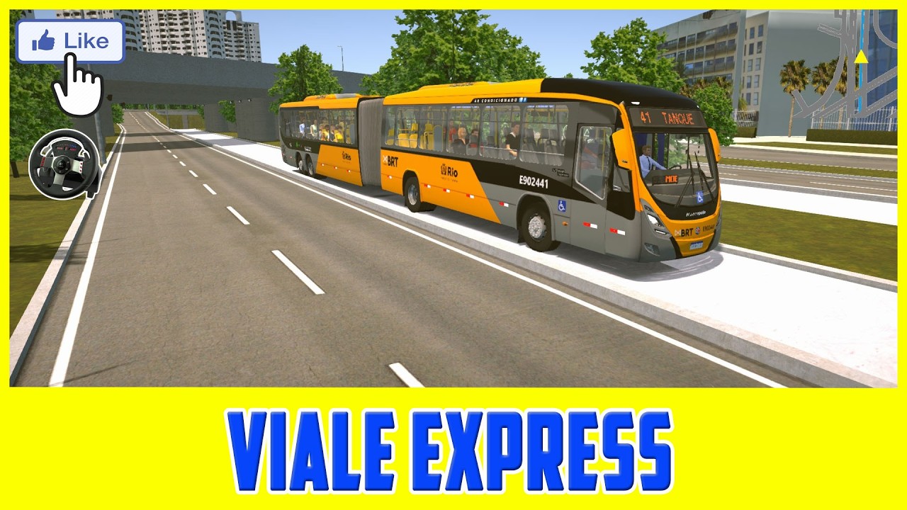 [PBS] BRT MOBI RIO - MAPA TRANSCARIOCA - 41 RECRIO X TANQUE - PARADOR - PARTE 1