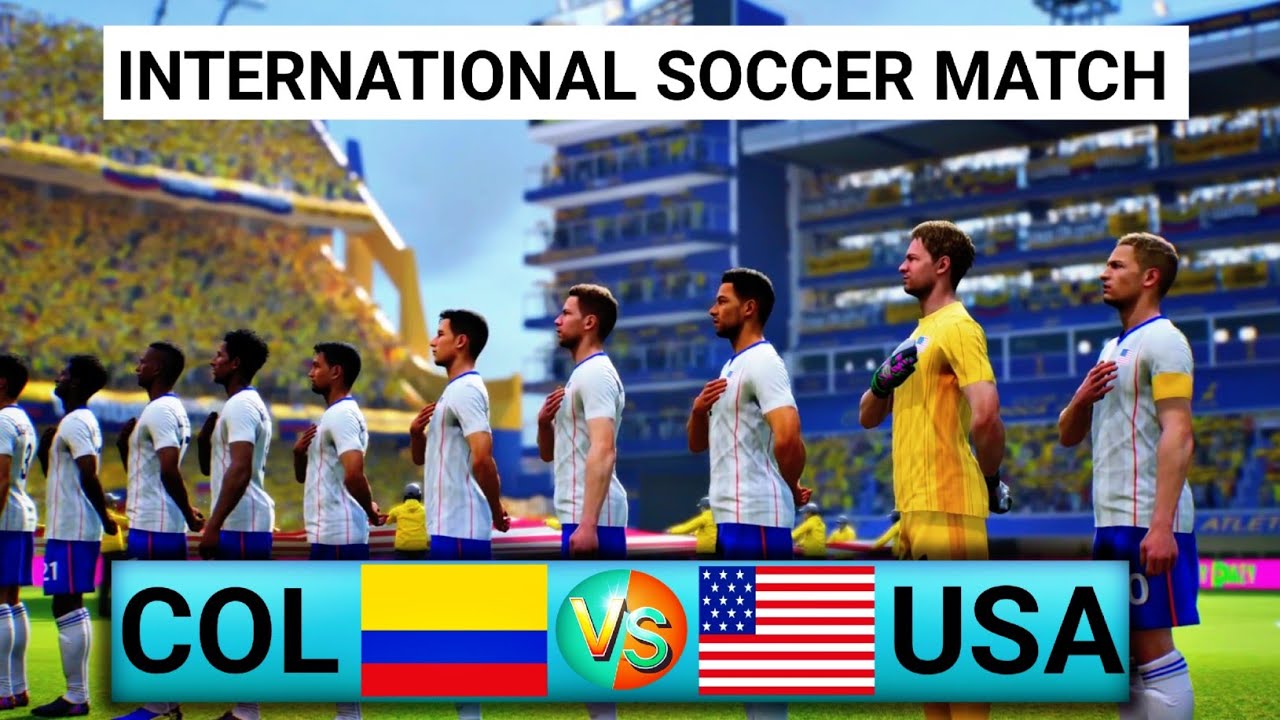 USMNT vs COLOMBIA | 19 Mar 2026 - International Friendly Soccer Match | eFootball 4K Gameplay 