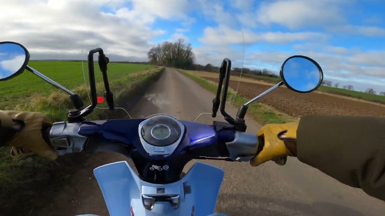 Honda Super Cub Adventures | Skylark Trail For Motorbikes 4k POV