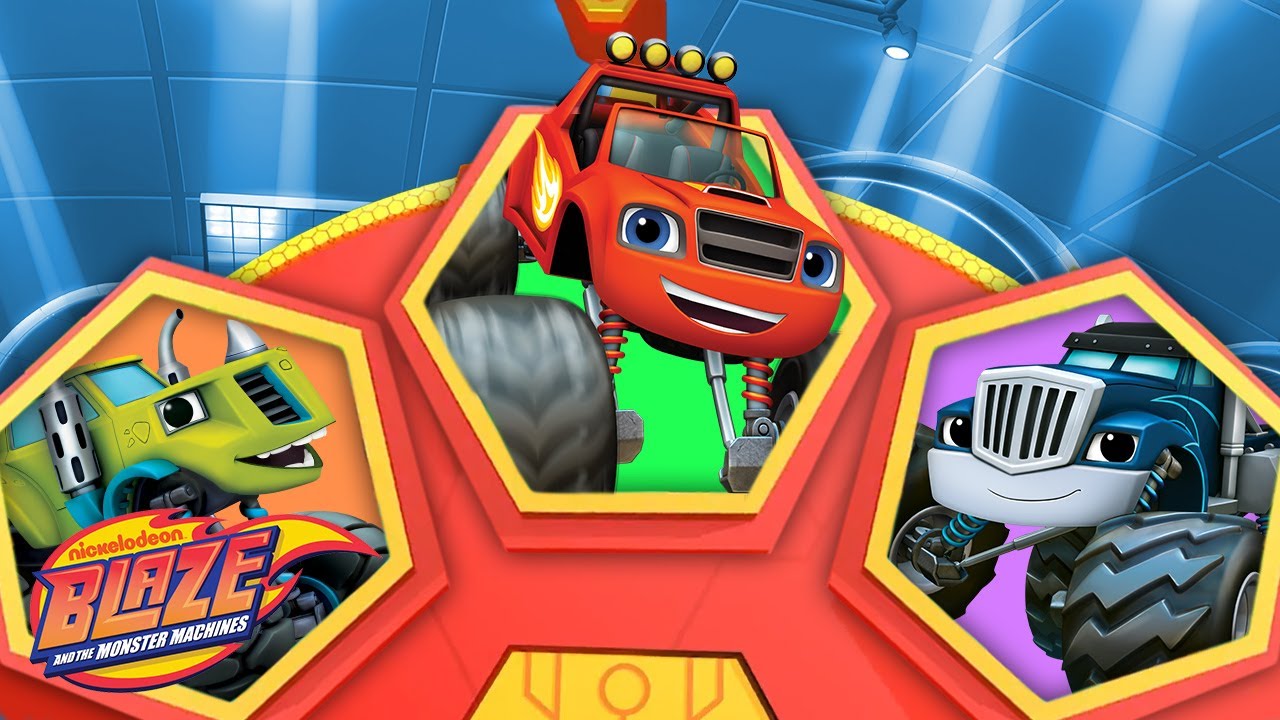 Spin the Wheel #14 w/ Blaze, AJ & Crusher! | Blaze and the Monster Machines