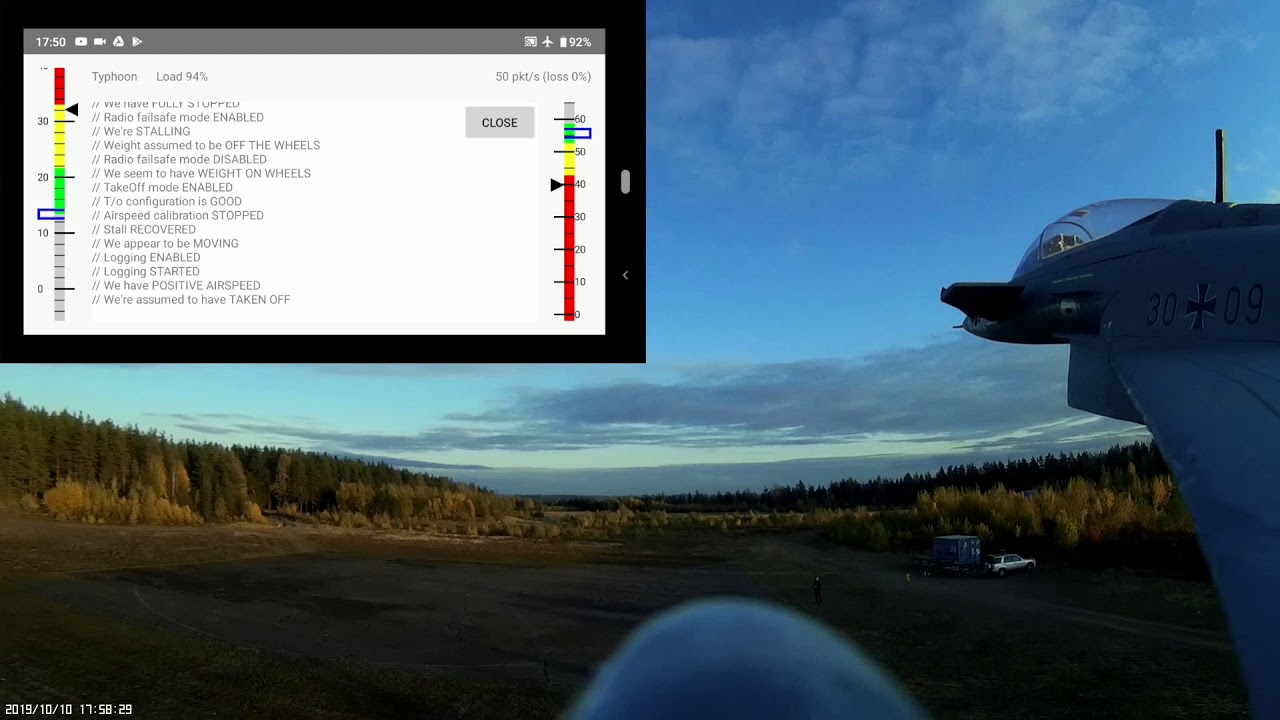 Here's what the canard does on a delta wing with AoA sensor  - Freewing Eurofighter 90 mm EDF