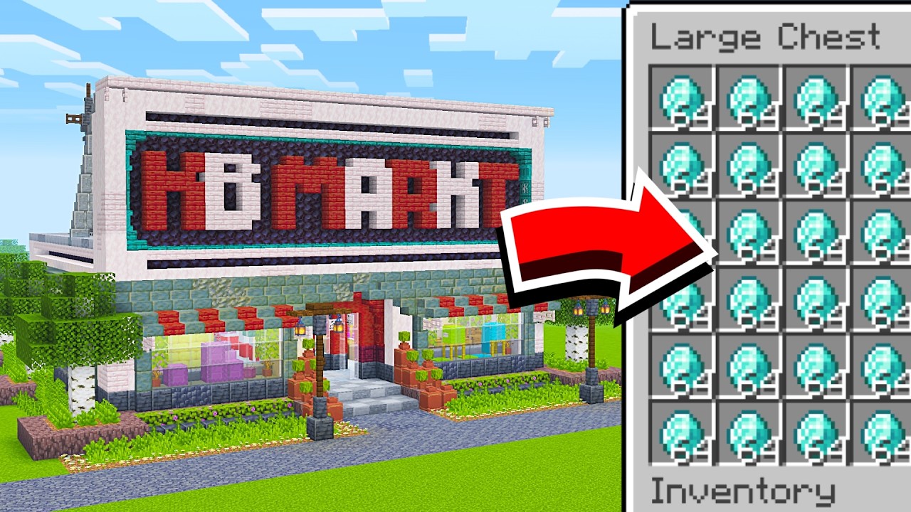 Ik Open MIJN EIGEN WINKEL In Minecraft survival!