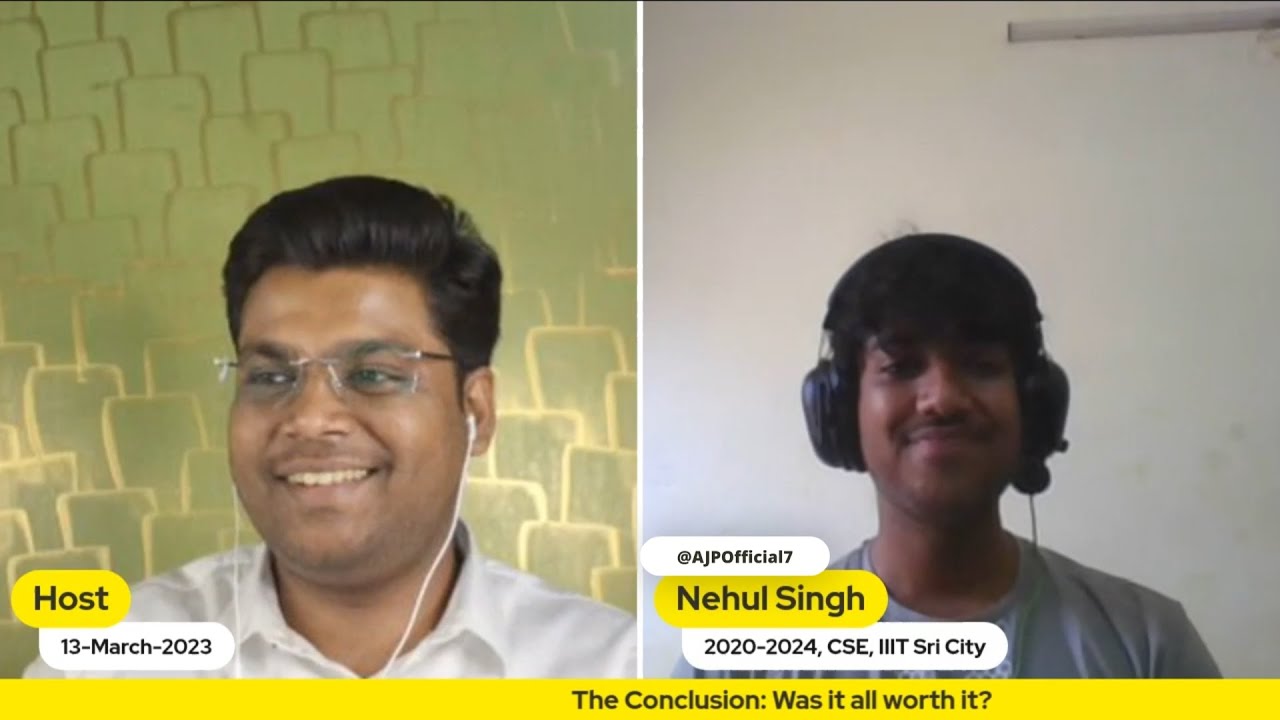 IIIT SriCity | Computer Science Review |  Placements Jobs Campus | Nehul Singh | HAT06 AJP Official