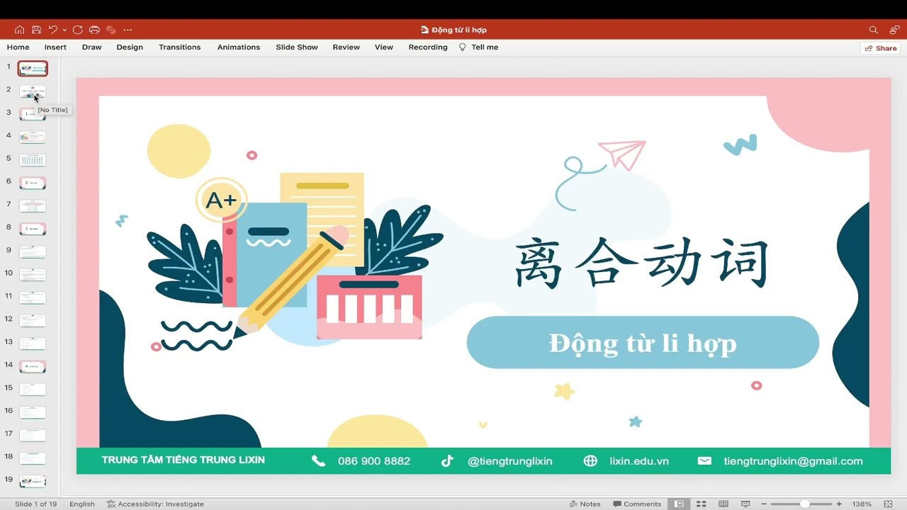[Restream] Tất tần tật kiến thức về động từ li hợp trong tiếng Trung| Trung tâm tiếng Trung Yuexin