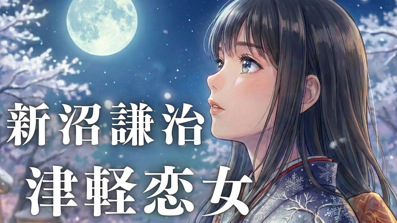 【AI cover】津軽恋女/新沼謙治｜美しく熱唱！歌詞付き