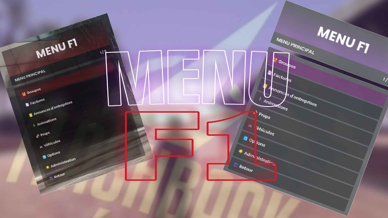 [PAID] Fivem Scripts | Menu F1 | Kenshi Dev