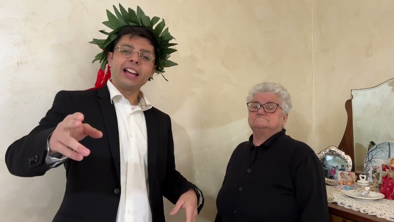 Nick Radogna parla dialetto PUGLIESE con la Nonna 👵🏻