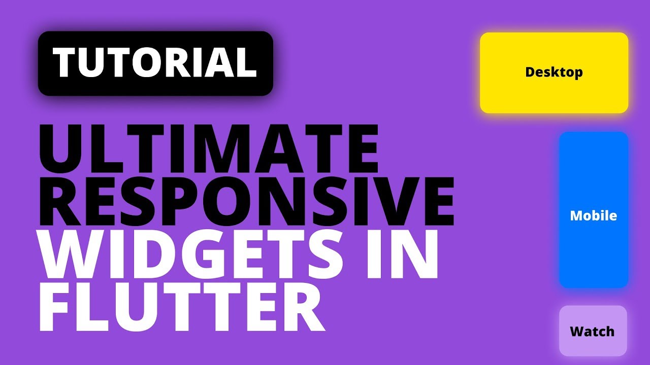 The Best Flutter Responsive UI Setup