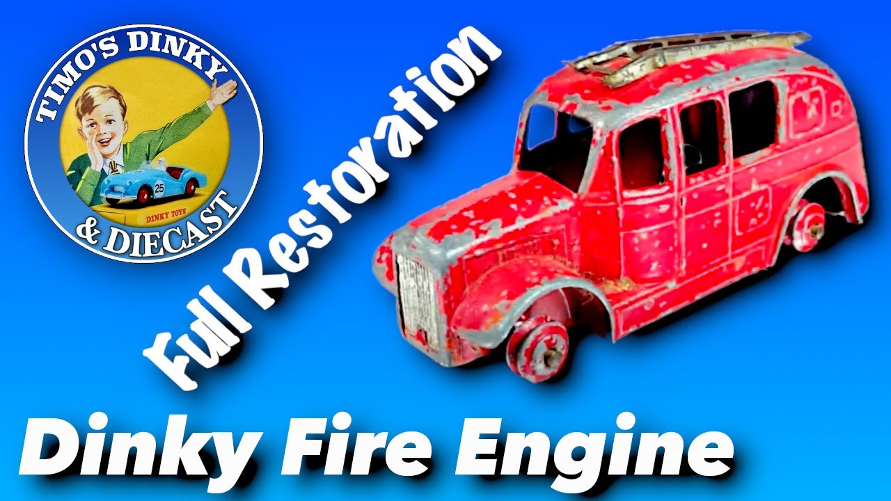 Dinky 250 Fire Engine Restoration #dinky #corgi #corgitoys