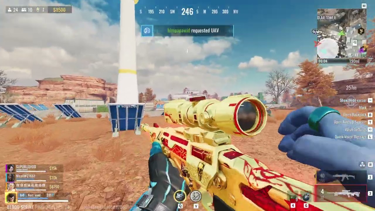 BLOOD STRIKE - Sniped Mid-Air! Bang Bang