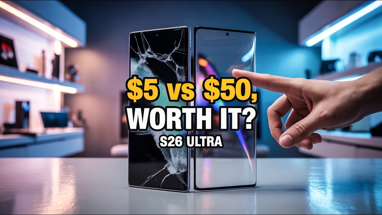 Защитные пленки для экрана Galaxy S26 Ultra за 5 долларов против 50 долларов – стоит ли их покупа...