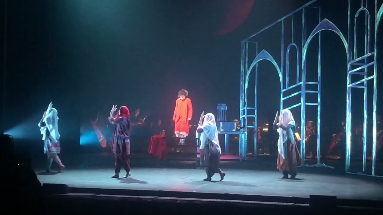 Rumi Musical clips from tech rehearsals. London Coliseum 2021
