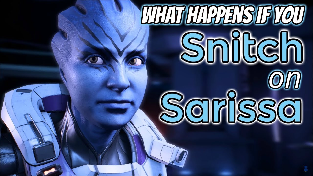 Mass Effect: Andromeda | "What Happens If You” Snitch on Sarissa/Choose Vederia
