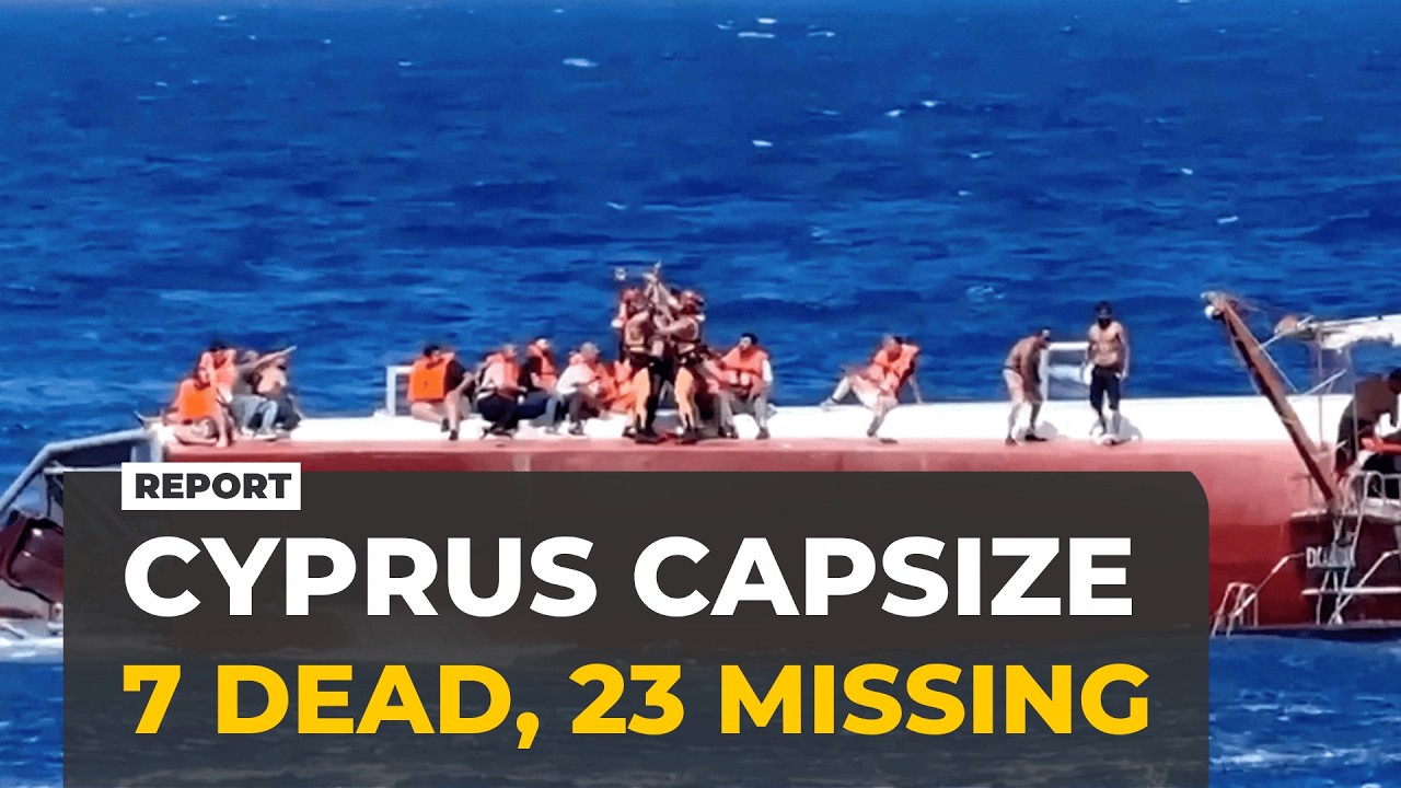 Ferry capsizes off Northern Cyprus, killing seven, 23 missing